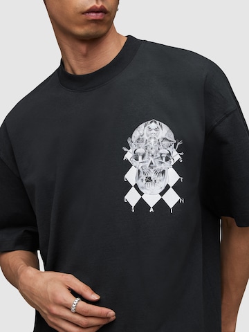 AllSaints Shirt 'GRID' in Black