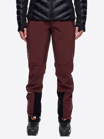 VAUDE Regular Outdoor trousers 'W Larice Pants IV' in Brown