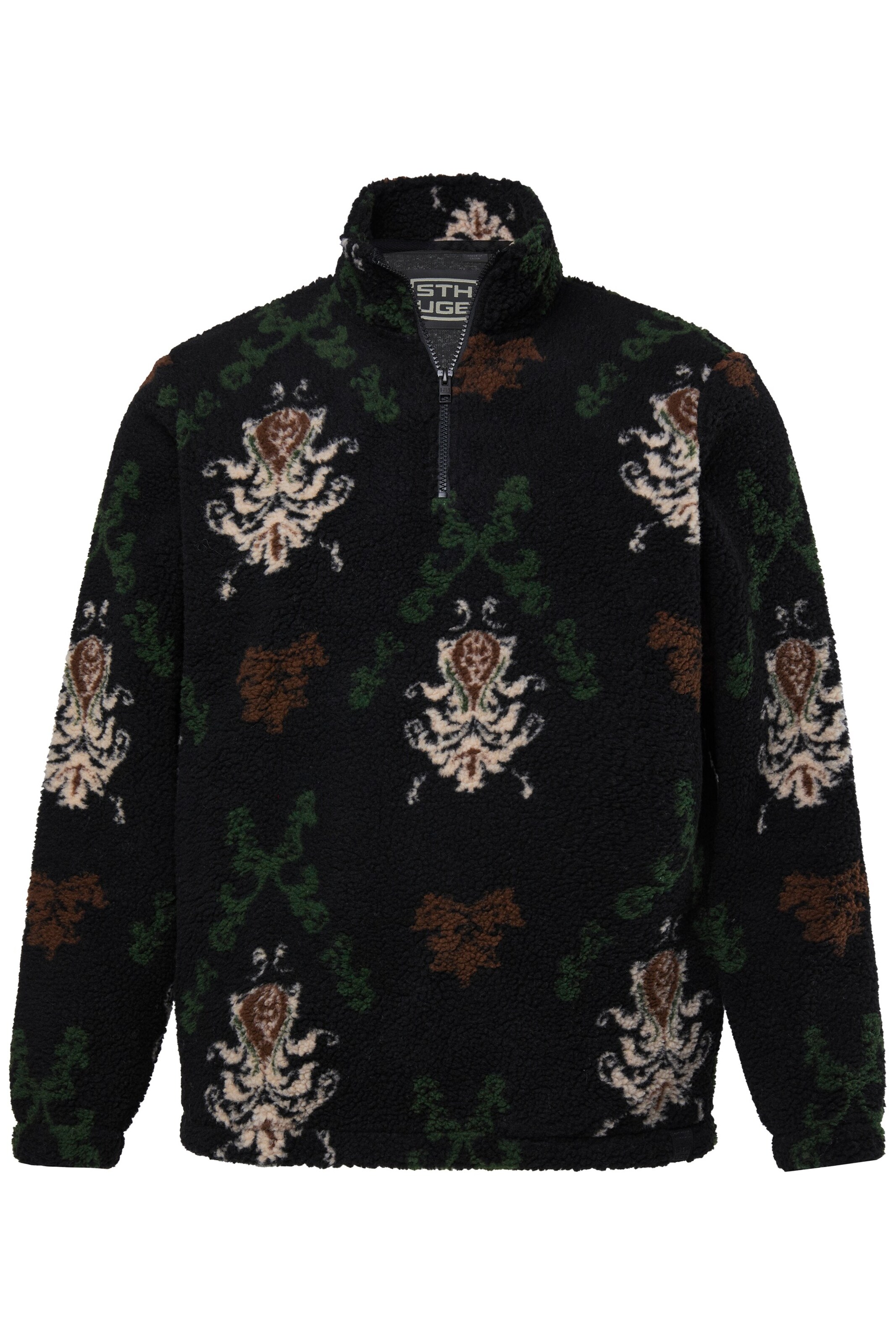 STHUGE Sweatshirt in Schwarz: Vorderseite