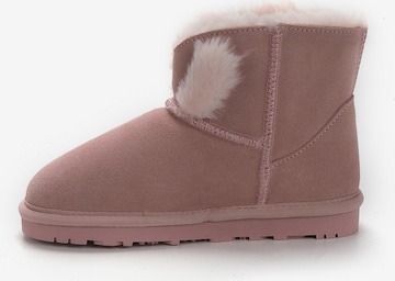 Bottes de neige 'Gusta' Gooce en rose : devant