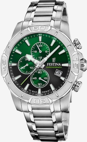 Montre à affichage analogique FESTINA en vert : devant