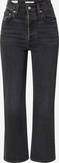 LEVI'S Jeans 'RIBCAGE CROP BOOT BLACKS' i black denim, Produktvisning