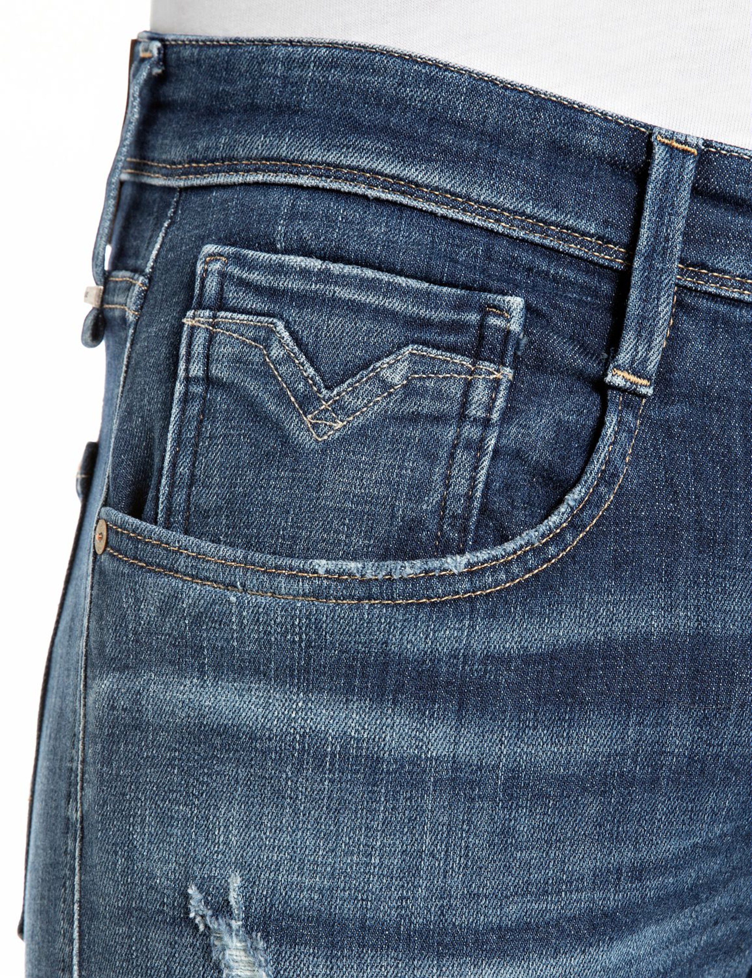 REPLAY Slimfit Jeans i blå