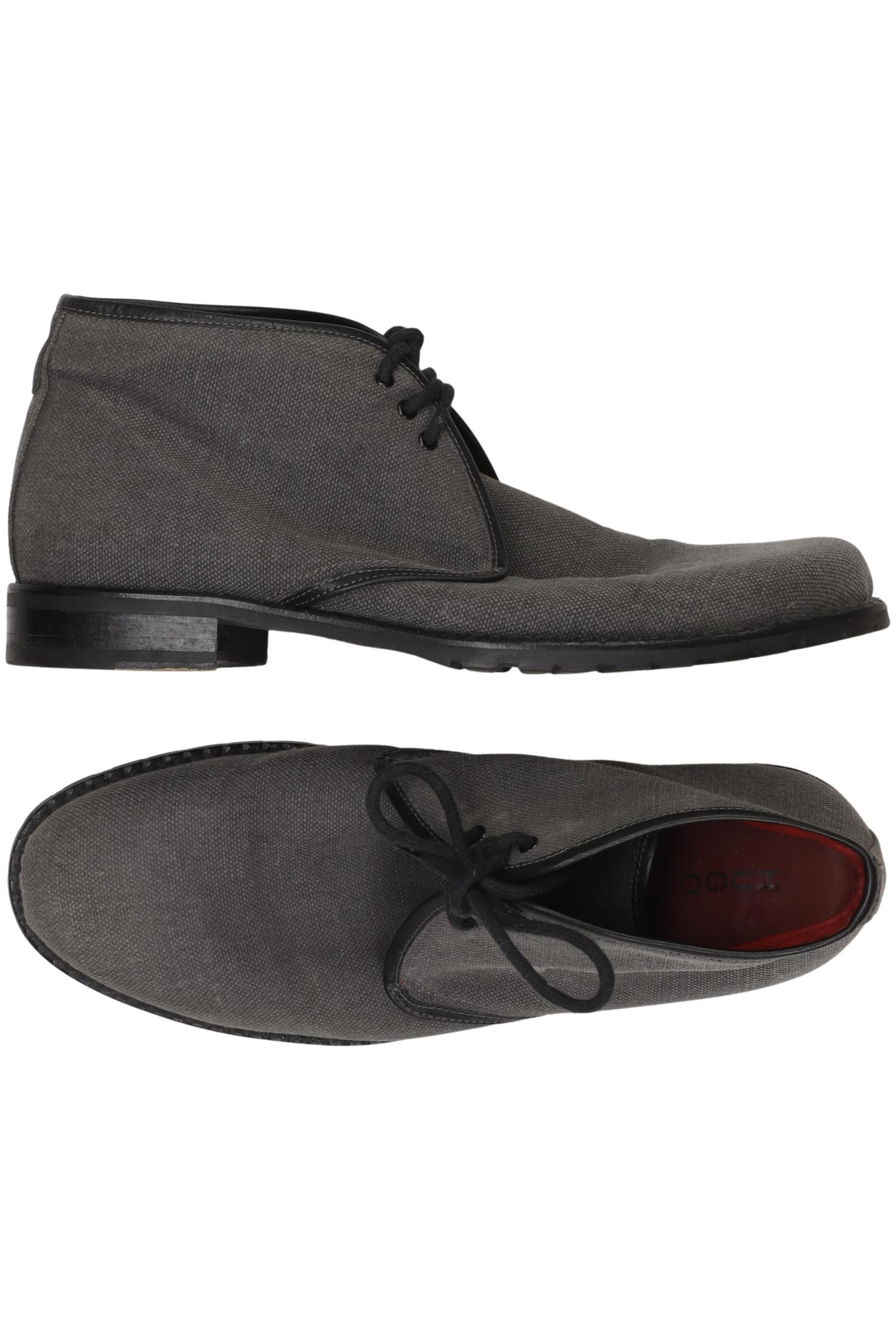 HUGO Stiefel 42 in Grau: Vorderseite