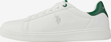 U.S. POLO ASSN. Snøresko ' UMByron ' i hvid: forside