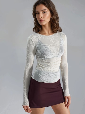 Busem Bluse in Weiß