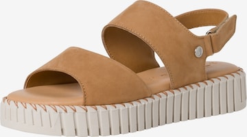 TAMARIS Sandals in Beige: front