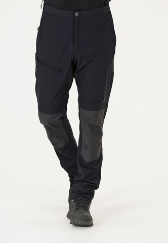 Whistler Regular Outdoor Pants 'Salton' in Black: front