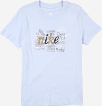 Nike Sportswear Tričko 'CLUB' – modrá: přední strana