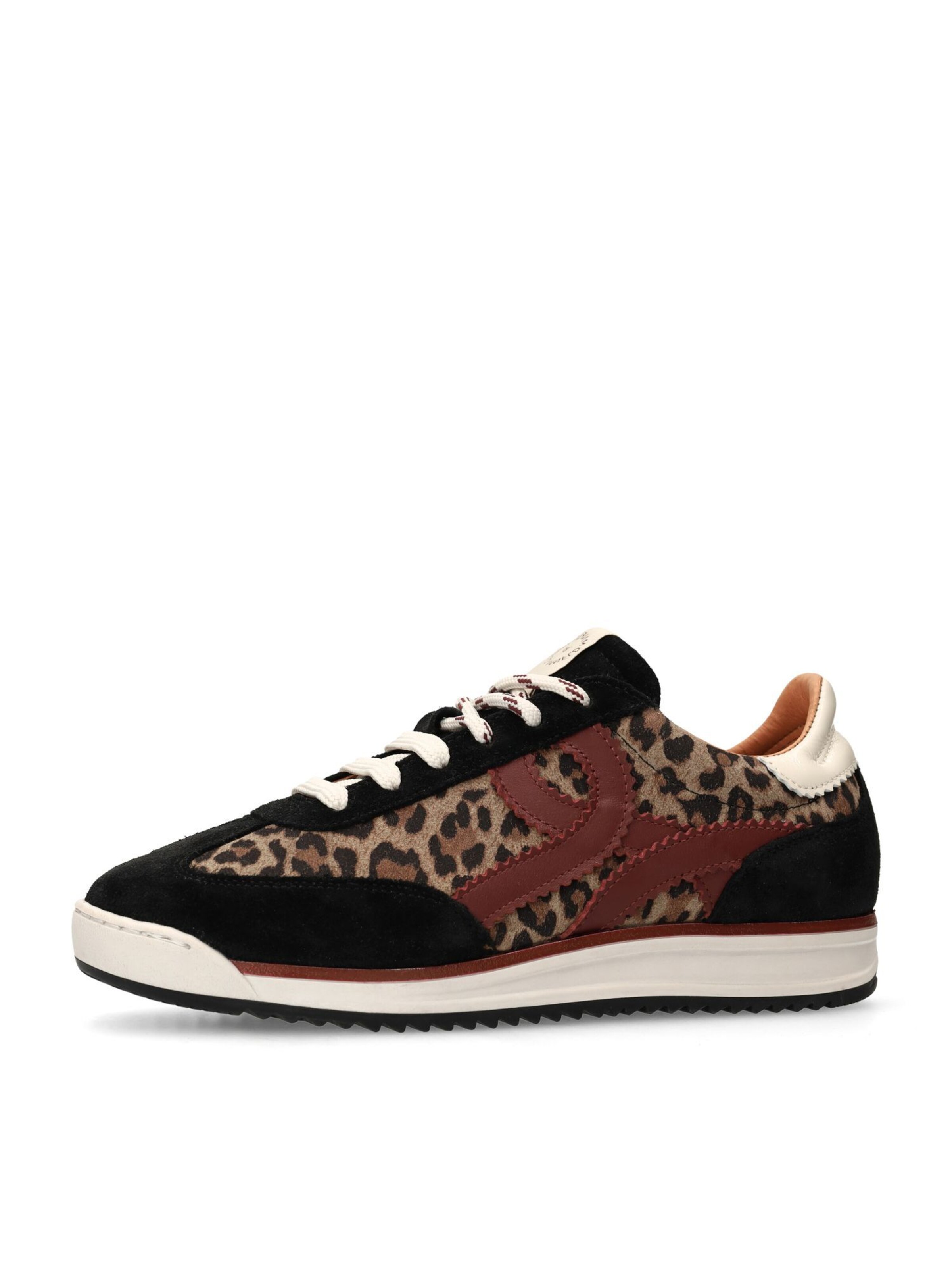 MANFIELD Sneakers laag in de kleur Beige / Bruin / Zwart, Productweergave