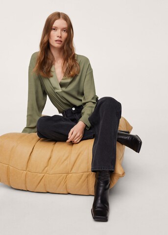 MANGO Blouse 'Daniela' in Groen