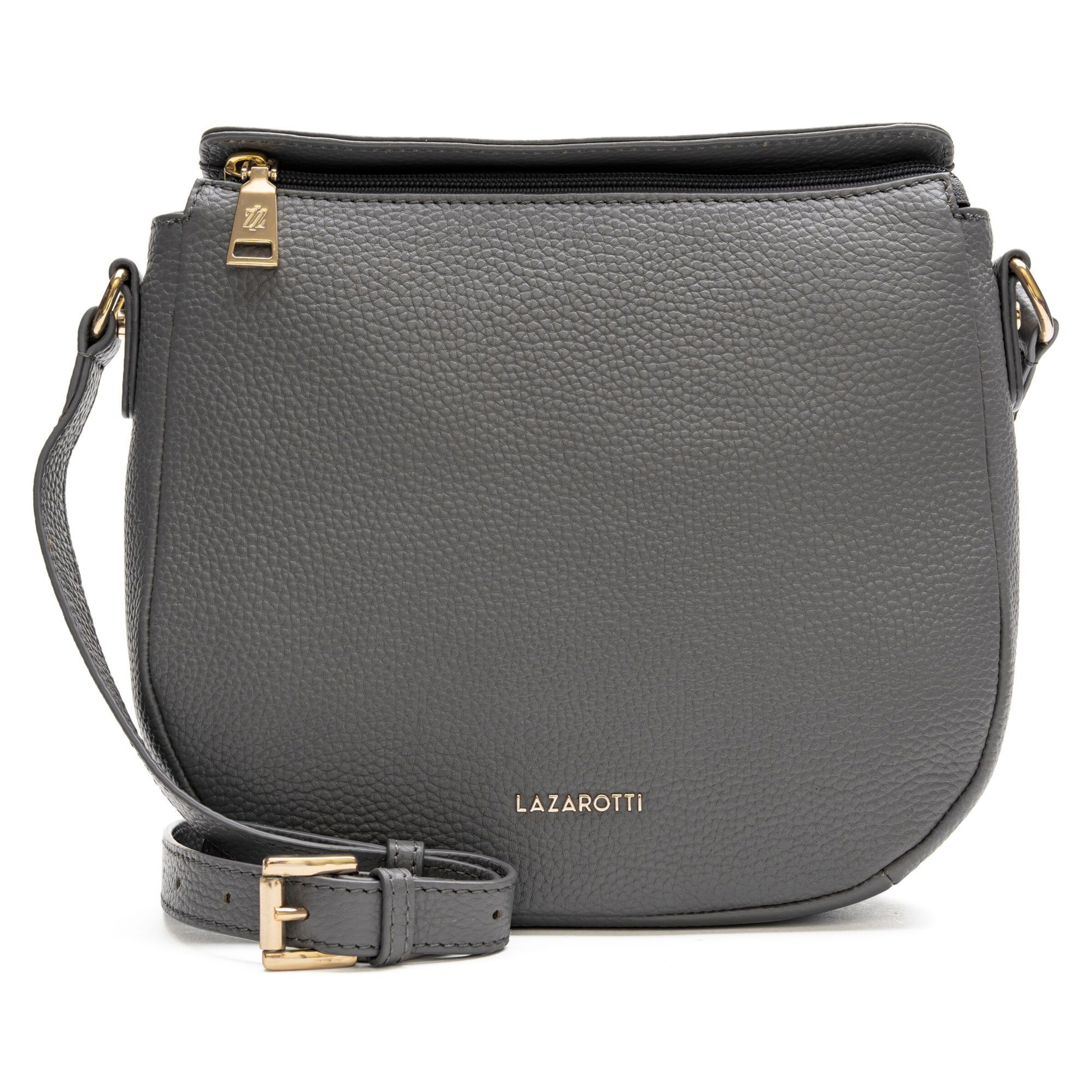 Lazarotti Umhängetasche in Grau: Vorderseite