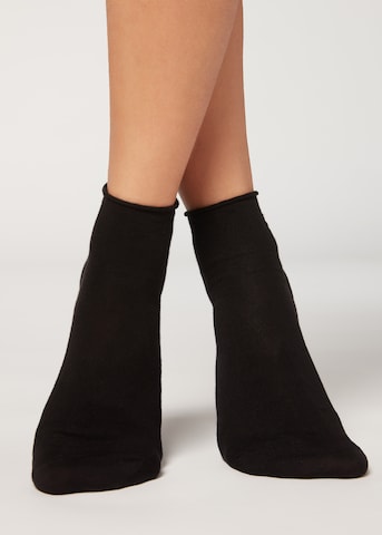 CALZEDONIA Socken in Schwarz: predná strana