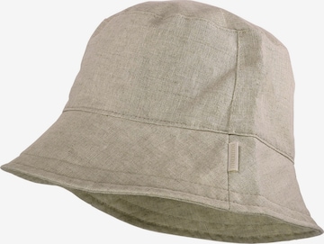 MAXIMO Hat 'GOTS MINI-Hut,Leinenoptik, uni Futter, UV 50' in Beige: front