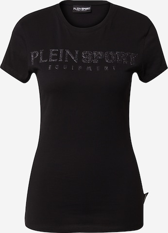 Plein Sport - Camisa em preto: frente