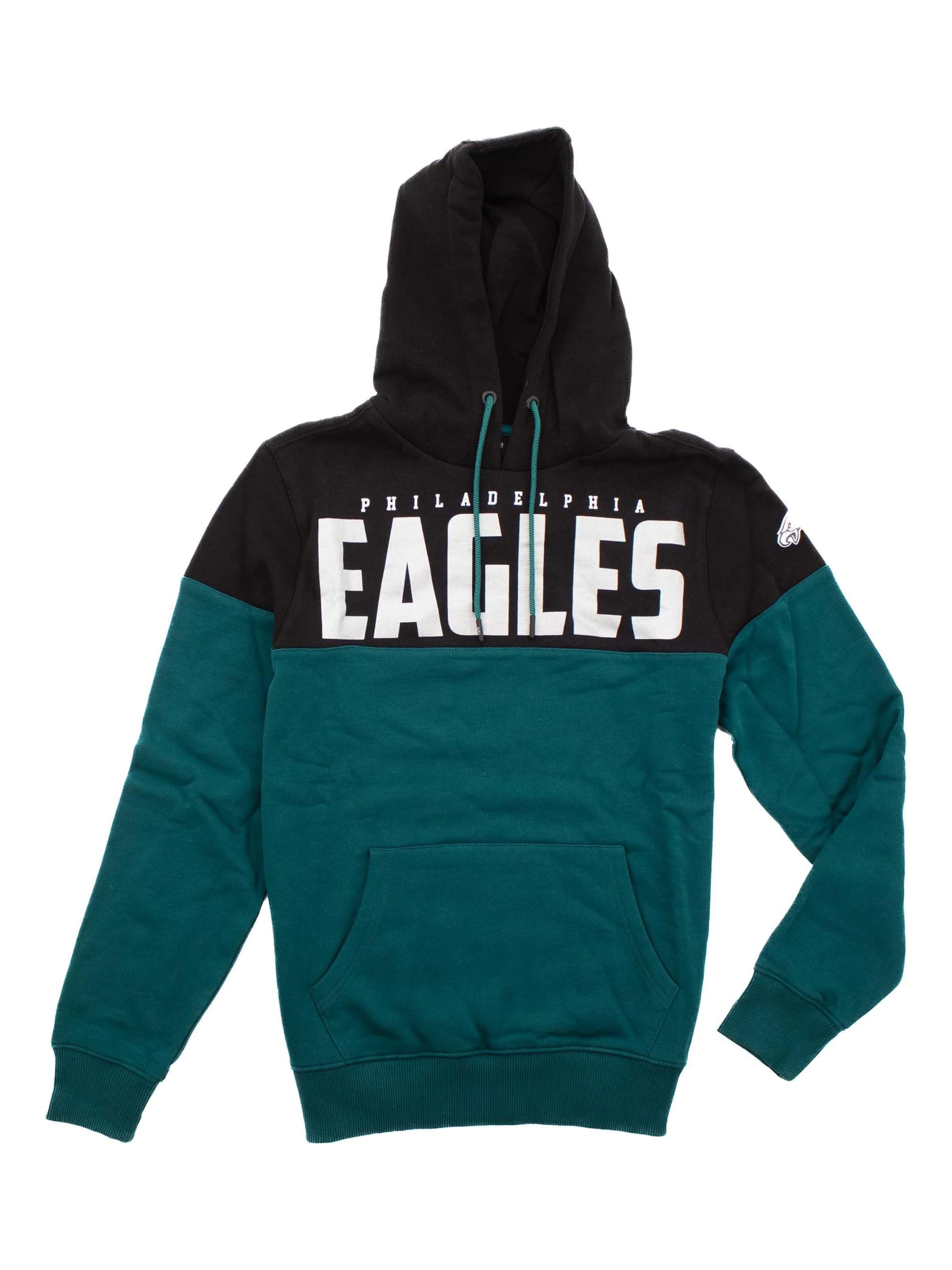 Fanatics Sweatshirt 'NFL Football Philadelphia Eagles Pannelled OTH' in Green, Item view