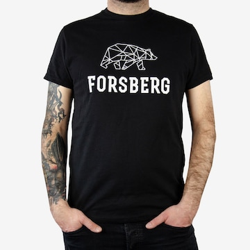 FORSBERG T-Shirt in Schwarz: predná strana