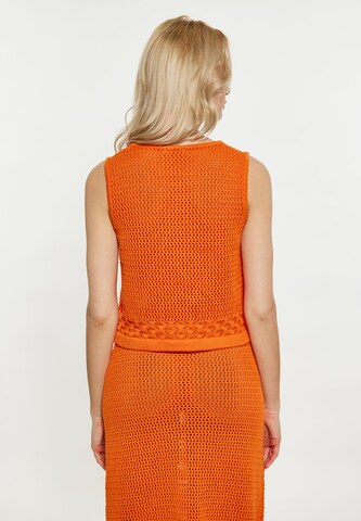 Tops en tricot IZIA en orange