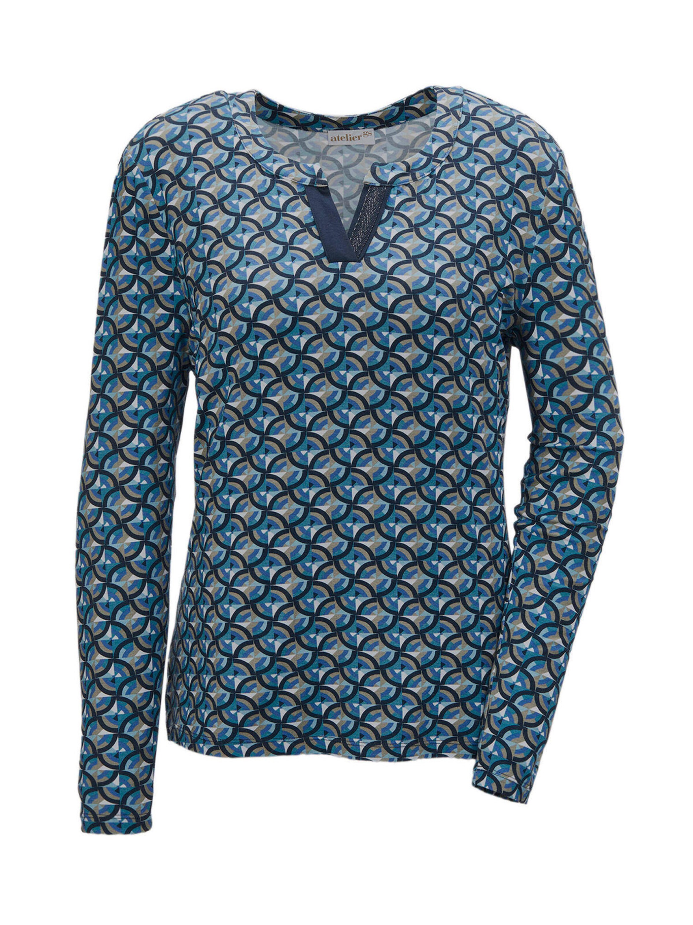 Goldner Shirt in Blauw: voorkant