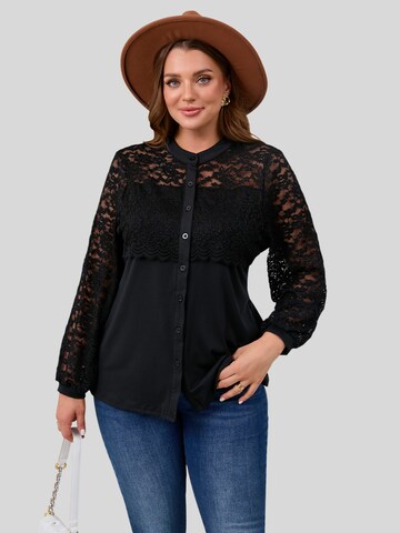 LapaPlus Bluse in Schwarz