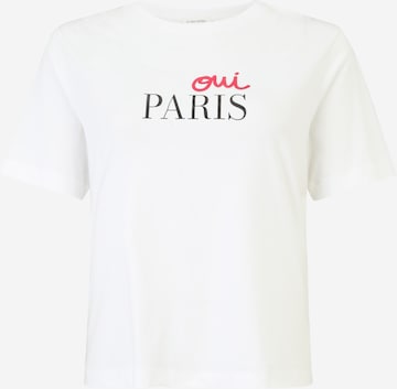 balta Guido Maria Kretschmer Curvy Marškinėliai 'Clara': priekis