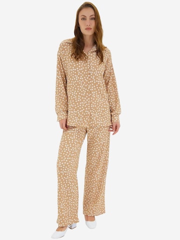 Pantalons de tailleur Bigdart en beige