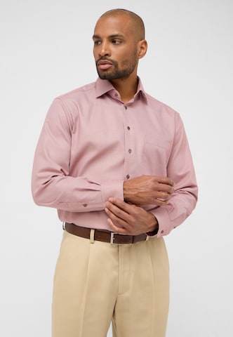 ETERNA Comfort fit Button Up Shirt in Red: front