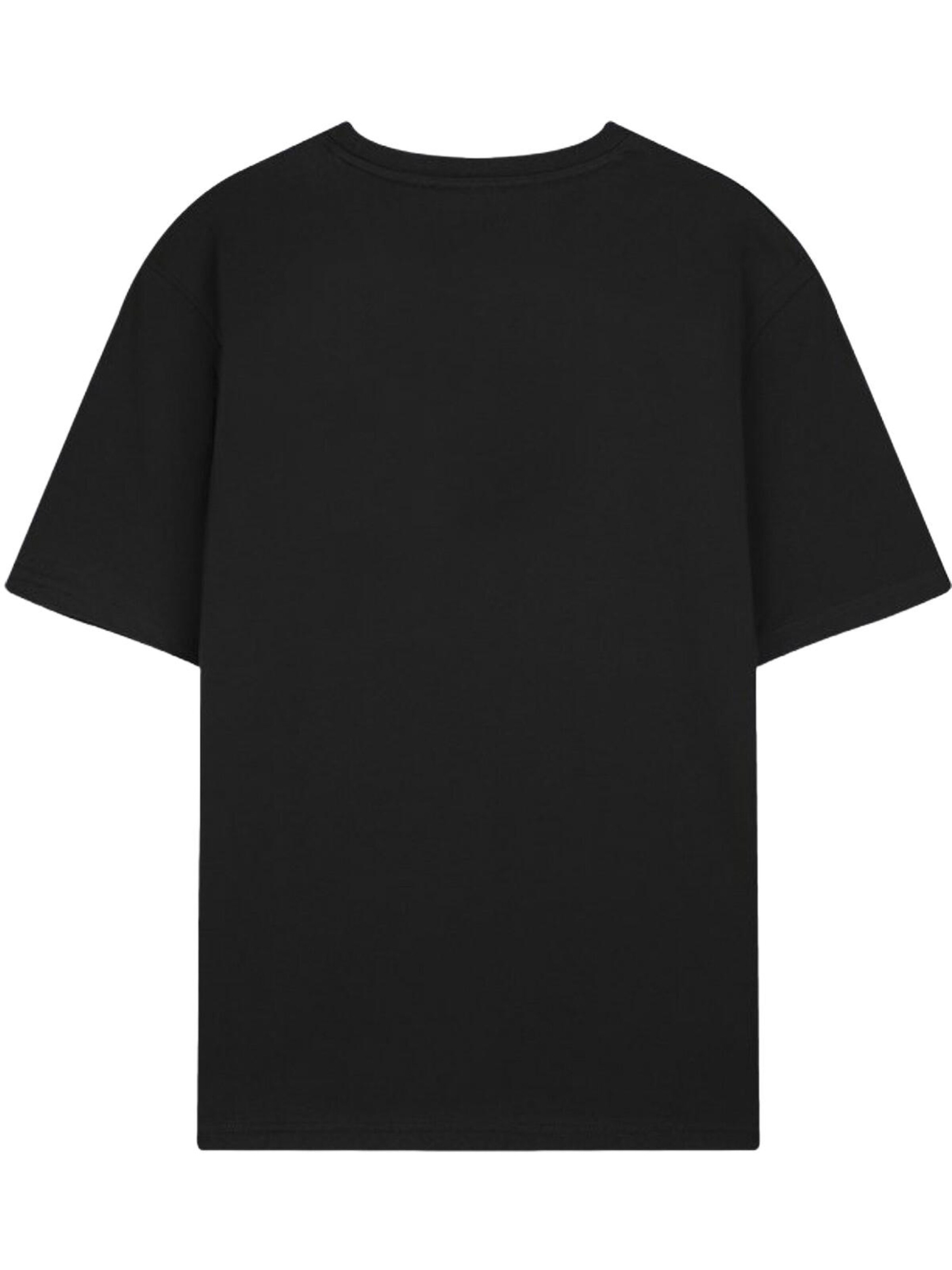 LTB Jeans Shirt 'LTB Jeans Herren-T-Shirt mit Logo-Print' in Zwart: voorkant