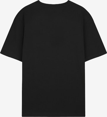 LTB Jeans Shirt 'LTB Jeans Herren-T-Shirt mit Logo-Print' in Zwart: voorkant