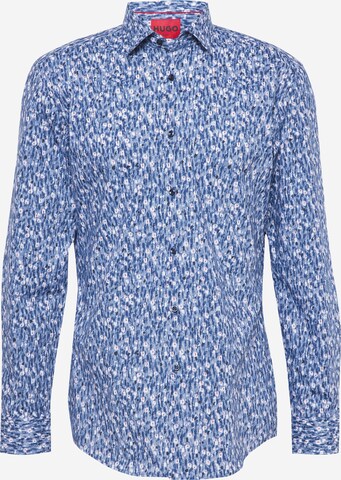 HUGO Button Up Shirt 'Kenno' in Blue: front