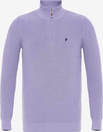 DENIM CULTURE Sweater 'EMILE' in Purple: front