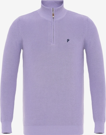 DENIM CULTURE - Pullover 'EMILE' em roxo: frente