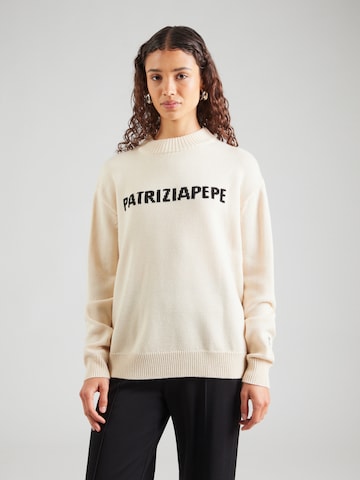 PATRIZIA PEPE - Jersey en blanco: frente