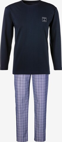 Authentic Le Jogger Long Pajamas in Blue: front