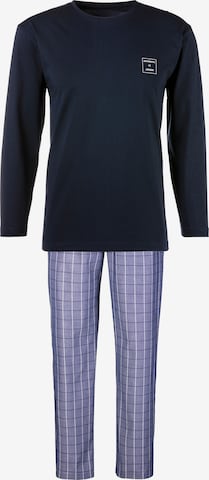 Authentic Le Jogger Long Pajamas in Blue: front