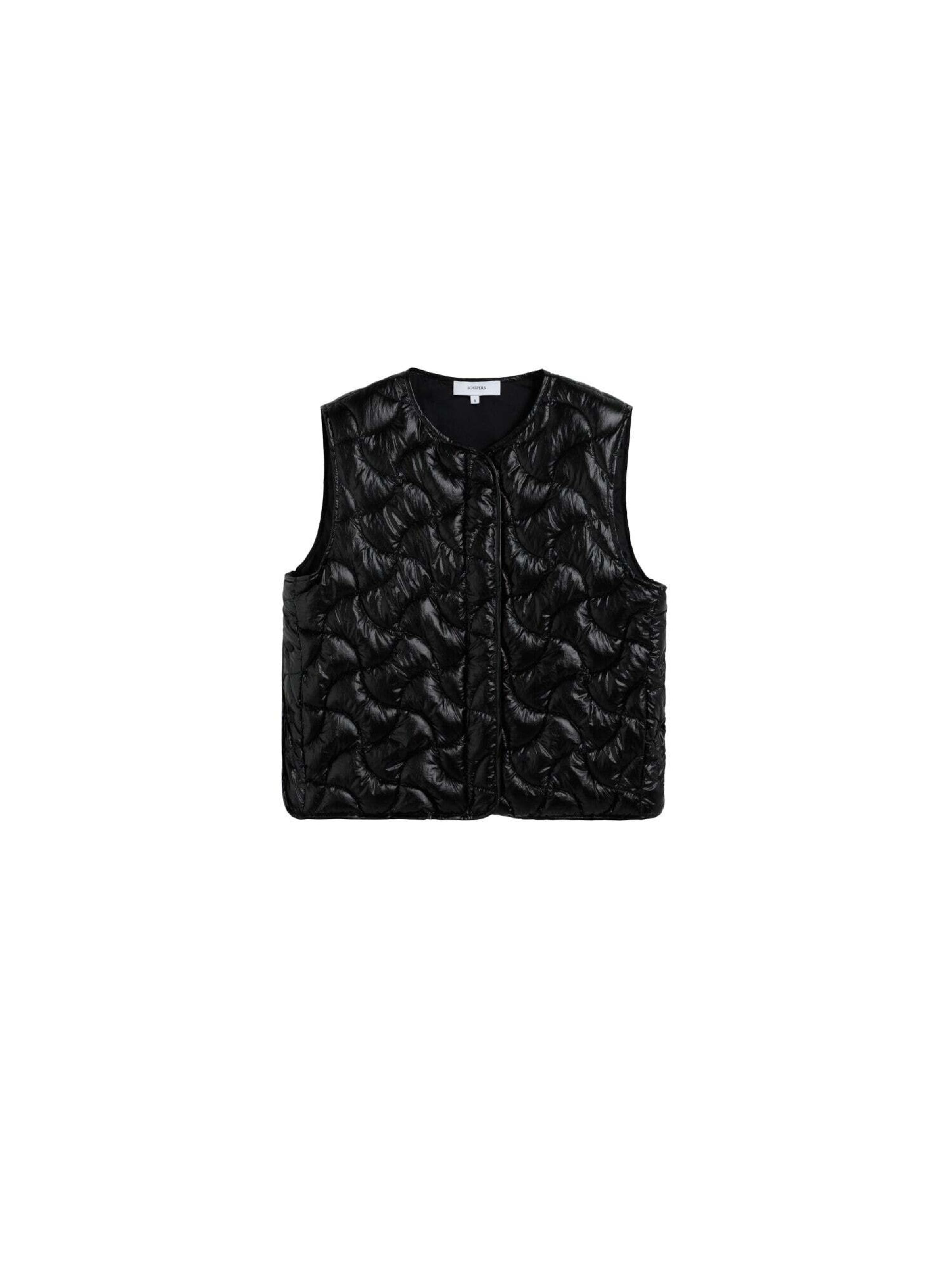 Scalpers Bodywarmer in Zwart: voorkant