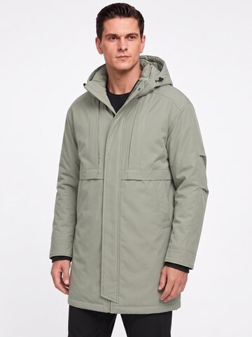 ALLTHEMEN Winter Coat 'Eishauch' in Grey