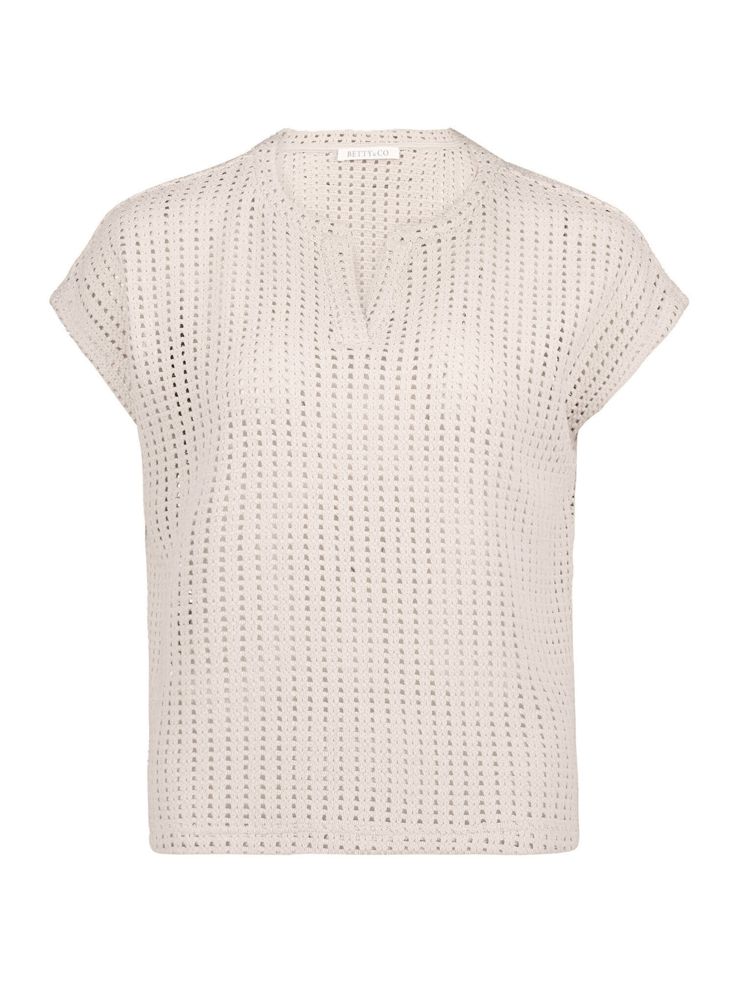 Betty & Co Shirt in Beige: voorkant