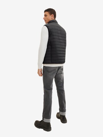 TOM TAILOR Vest in Black