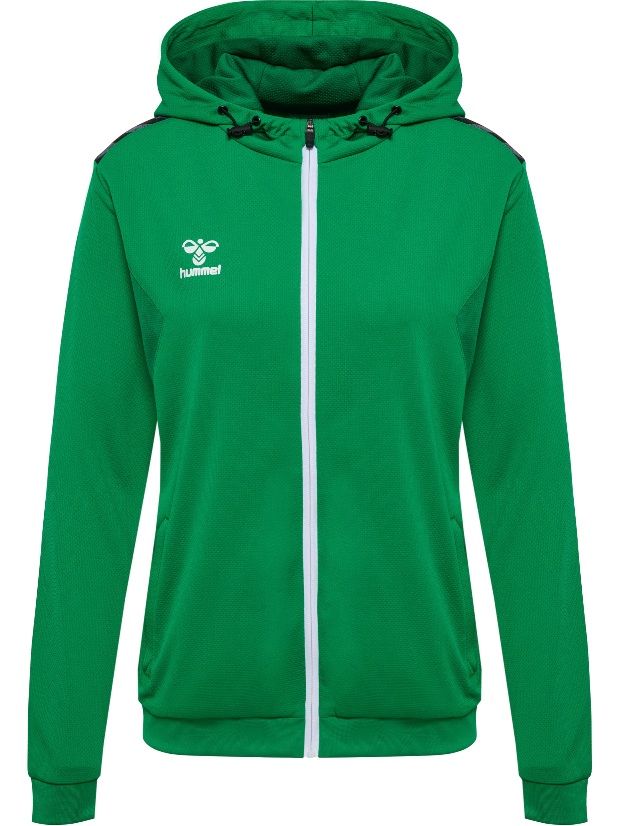 Veste de survêtement 'AUTHENTIC PL' Hummel en vert : devant