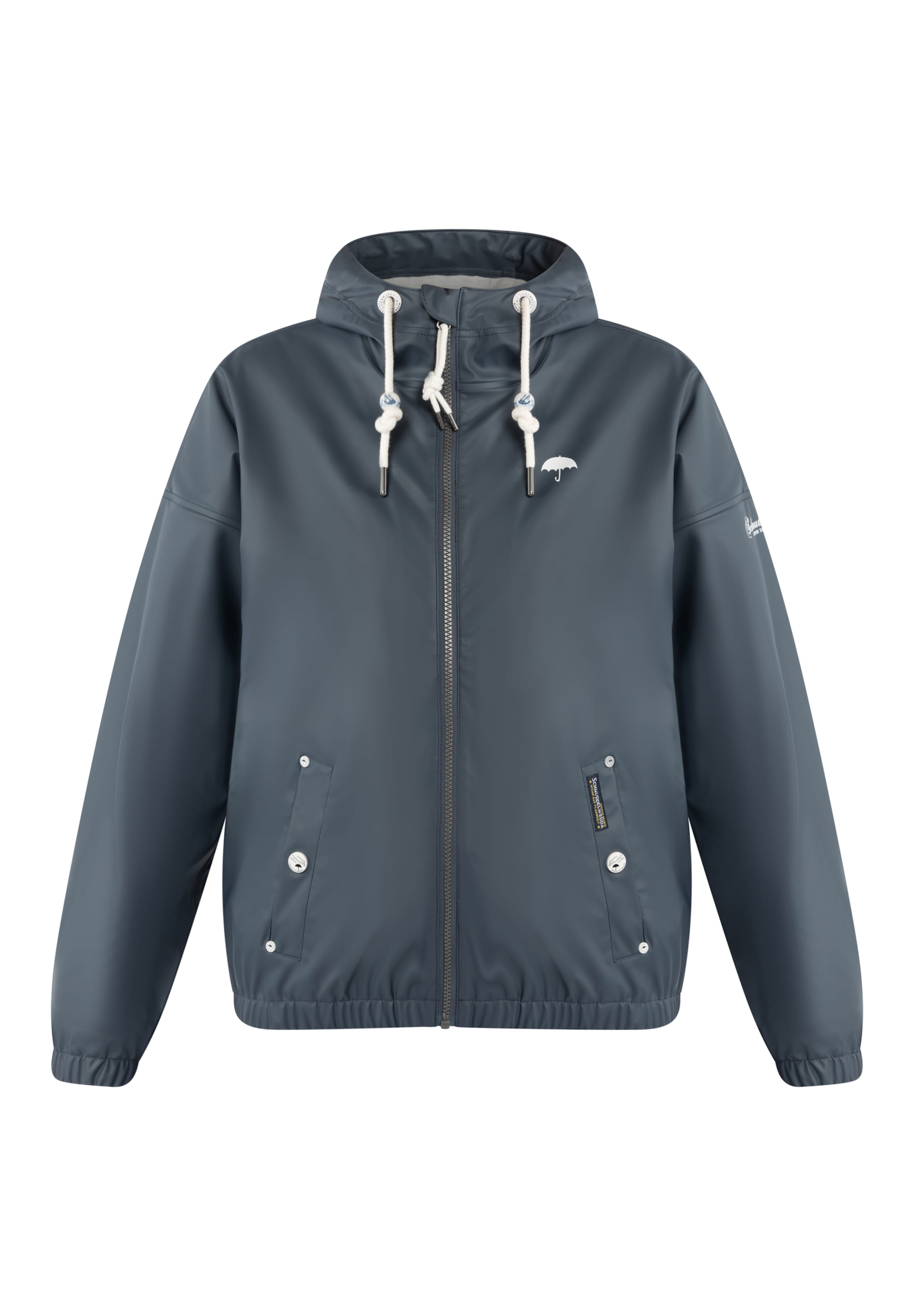 Schmuddelwedda Φθινοπωρινό και ανοιξιάτικο μπουφάν σε μπλε: μπροστά