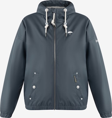 Schmuddelwedda Between-Season Jacket in Blue: front