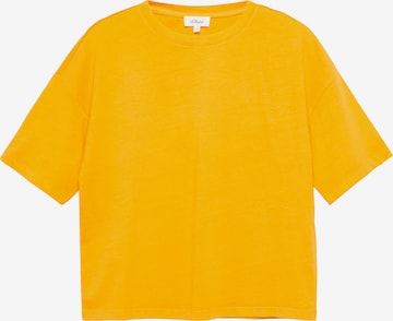 s.Oliver T-Shirt in Gelb: Vorderseite