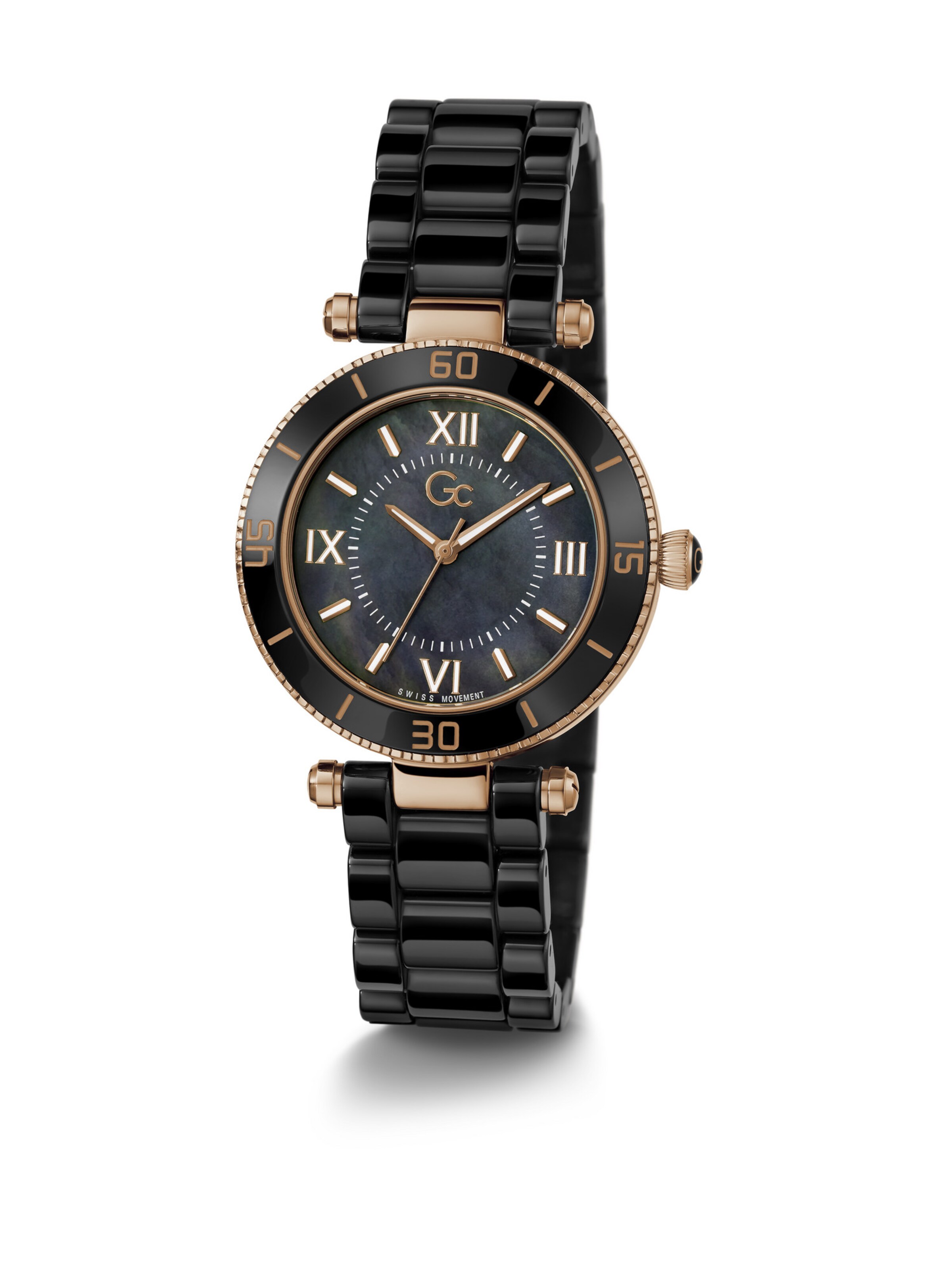 Gc Analoguhr 'Muse ' in Schwarz