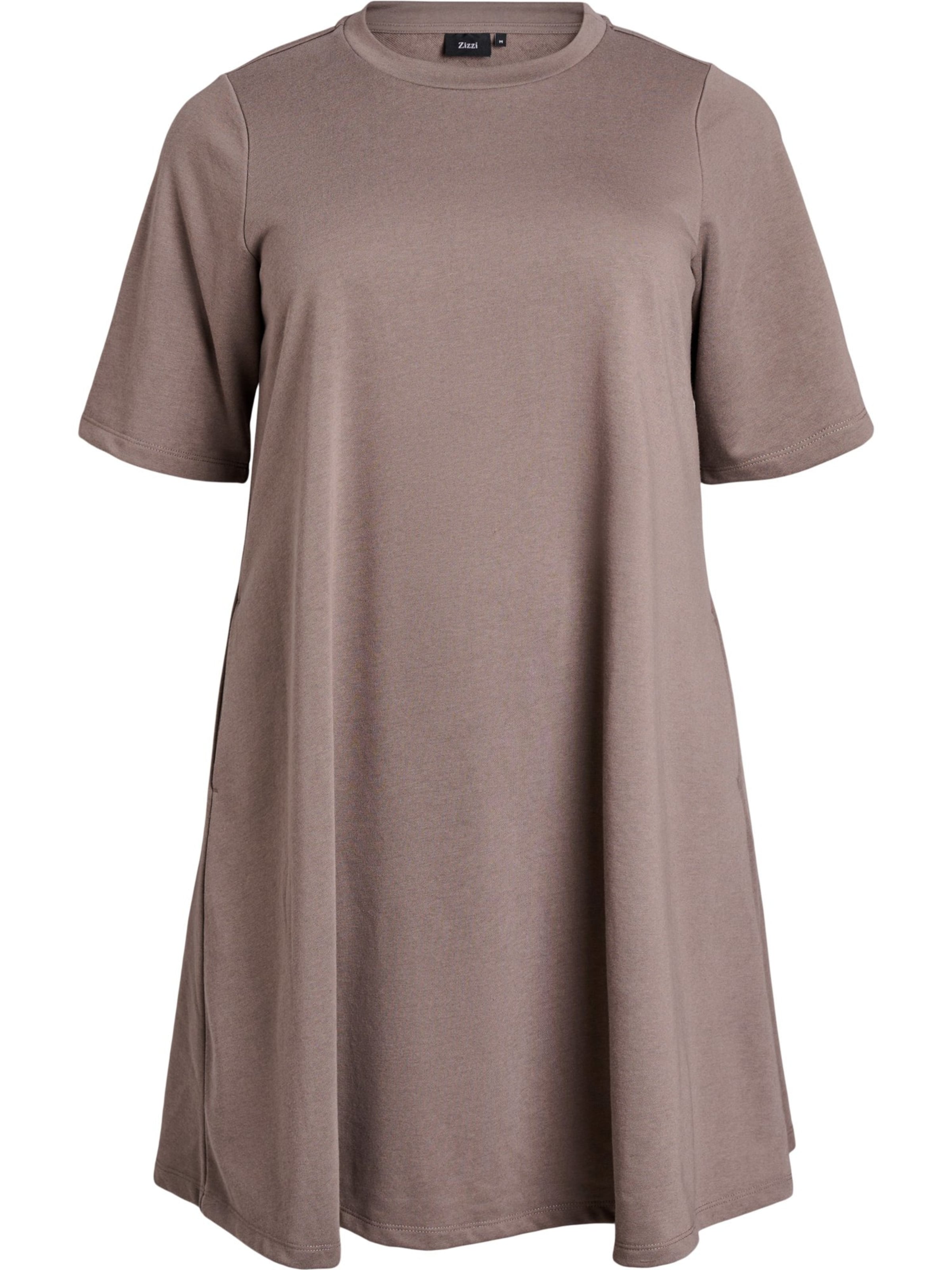 Zizzi Kjole 'Emally' i brun: forside