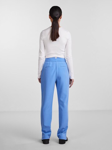 PIECES Loosefit Hose 'Bailey' in Blau