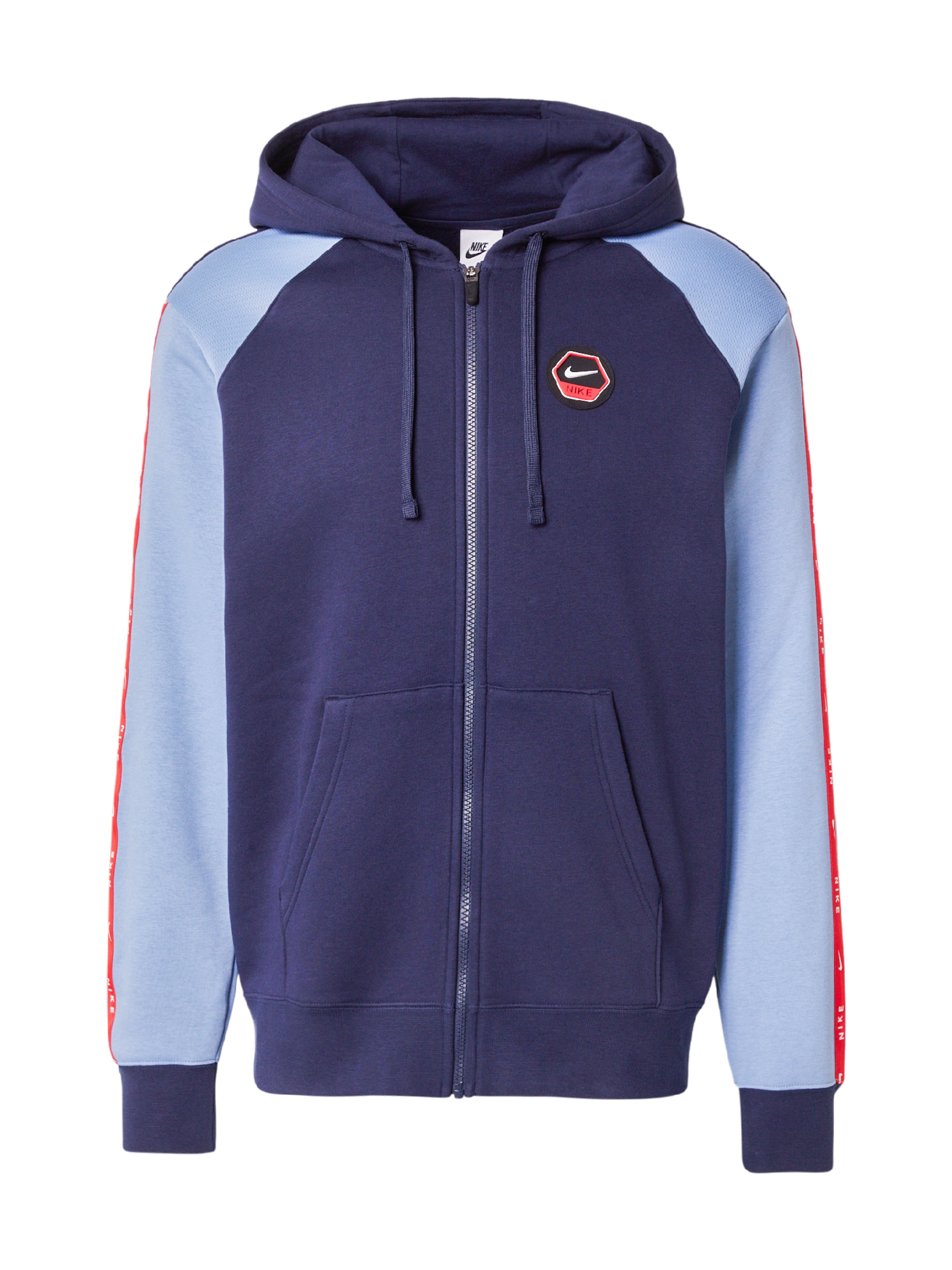 Nike Sportswear Ζακέτα φούτερ σε μπλε: μπροστά