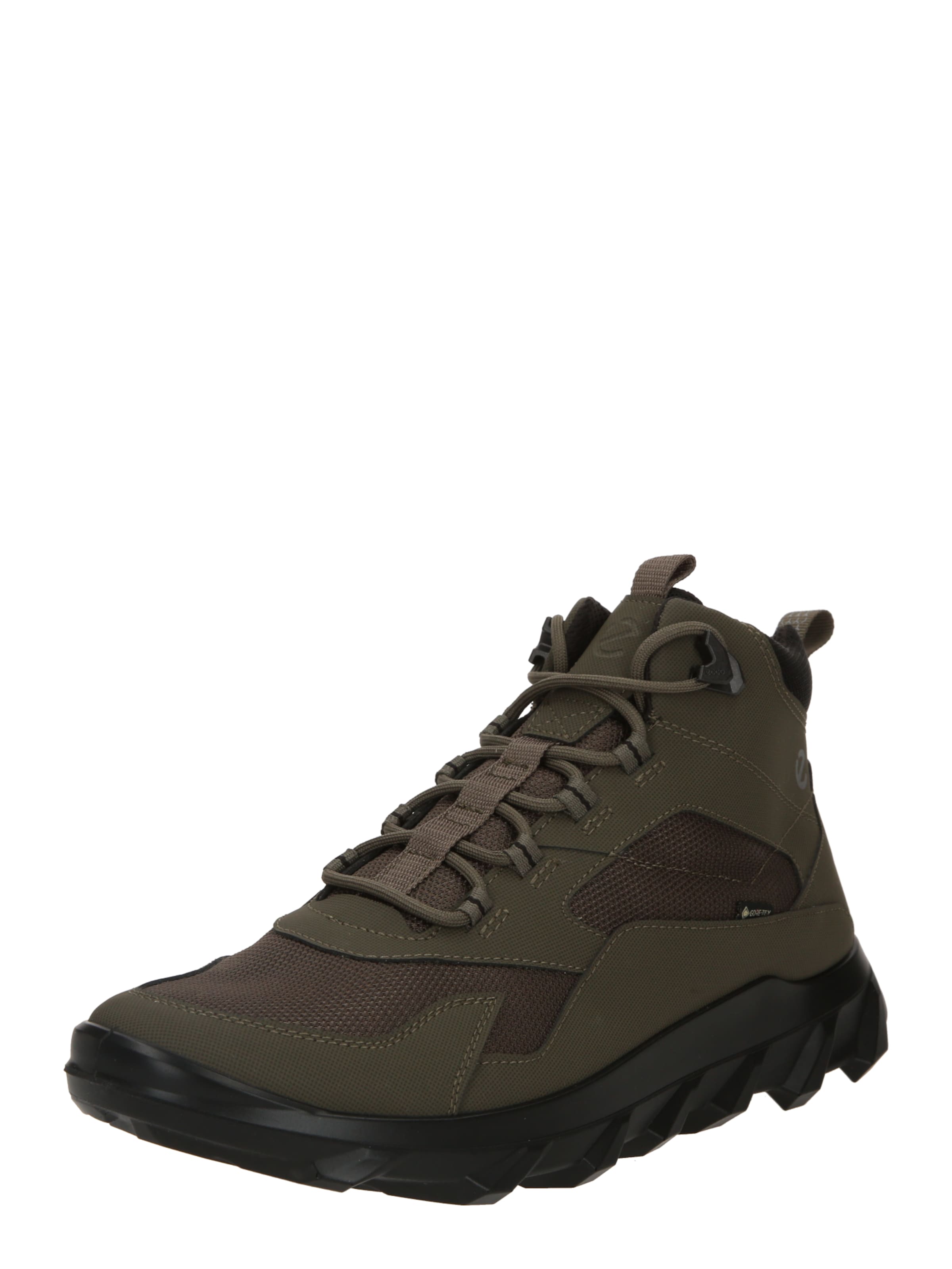 ECCO Sneakers hoog in Groen: voorkant