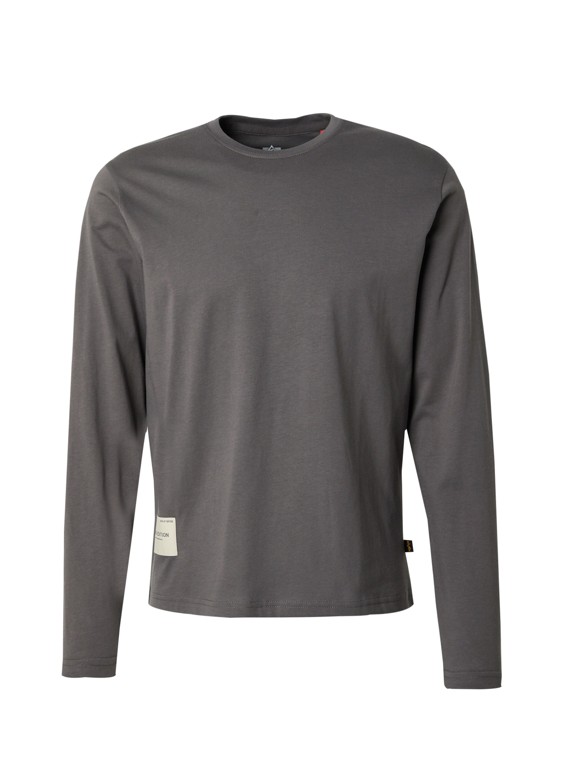 ALPHA INDUSTRIES Shirt 'Studio Edition' in Grau: Vorderseite