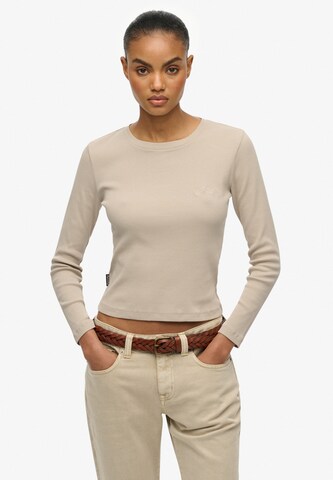 Superdry & Co Shirt 'Athletic Essentials' in Grijs: voorkant